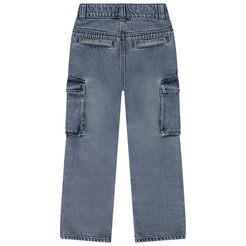 Τζιν cargo σε denim για αγόρι 