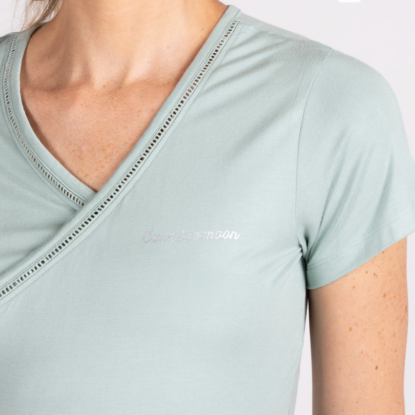 Μπλούζα θηλασμού με σχέδιο για πιτζάμα εγκυμοσύνης 