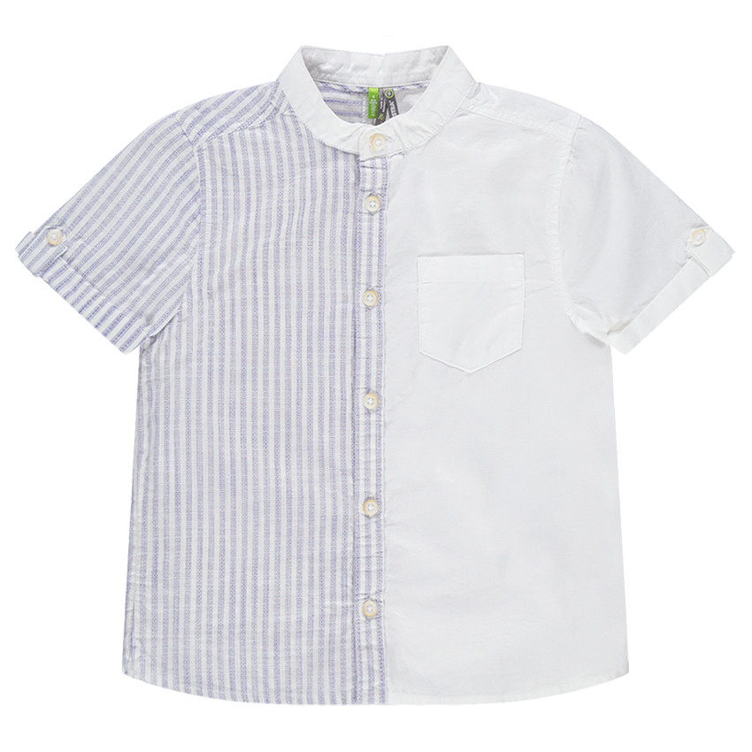 Κοντομάνικο ριγέ πουκάμισο με ρίγες 