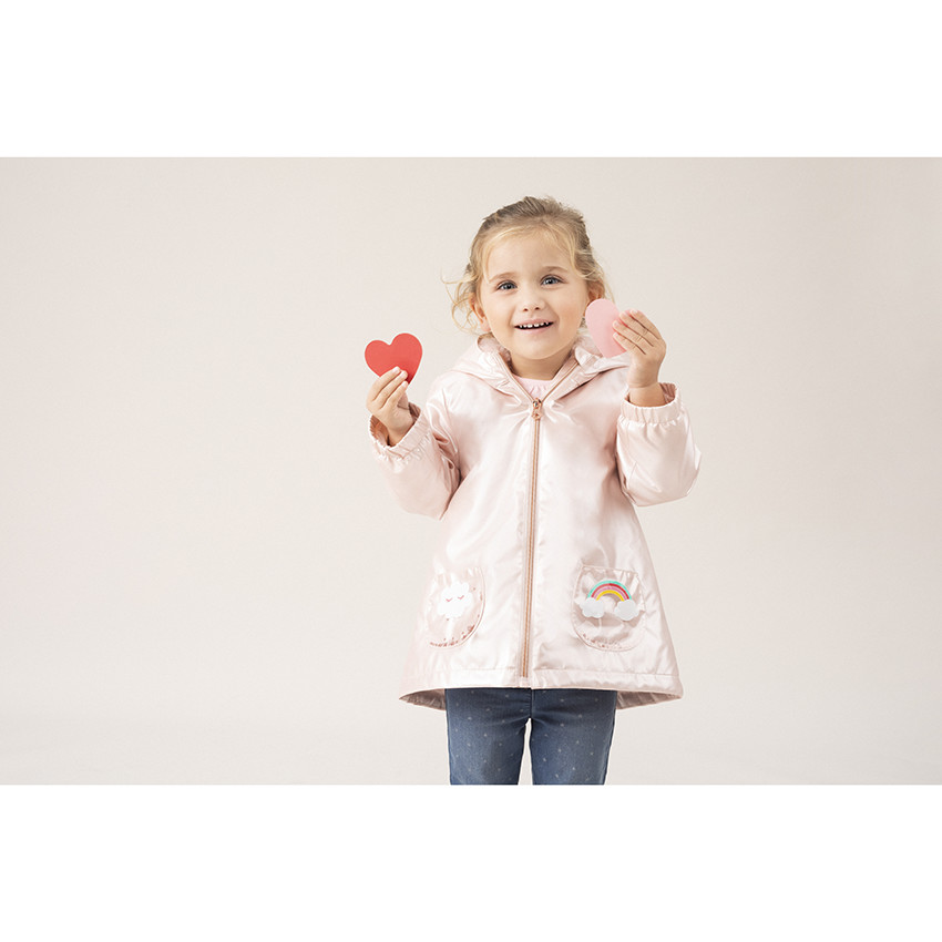 Παρκά από καουτσούκ με κουκούλα με επένδυση sherpa 