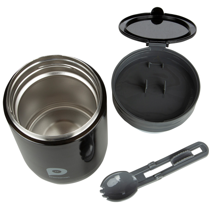 Θερμός milo μαυρο/γκρι 