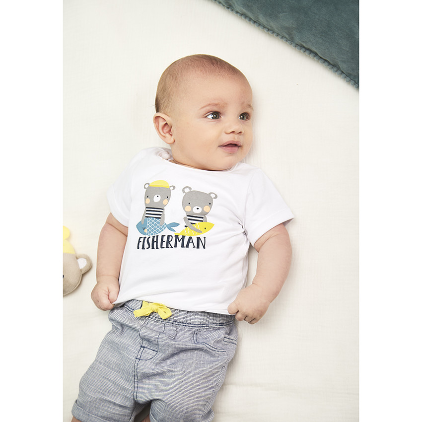 "Σετ 2 τμχ. από jersey για μωρό αγόρι" 