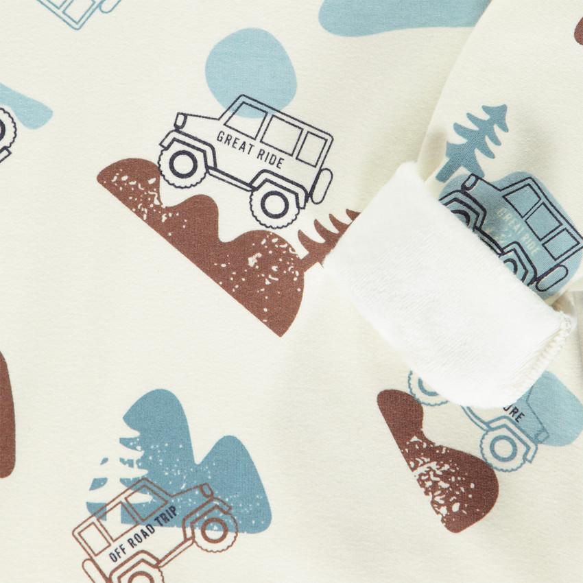 Φούτερ από molleton με εκτύπωση pick-up για αγόρι 