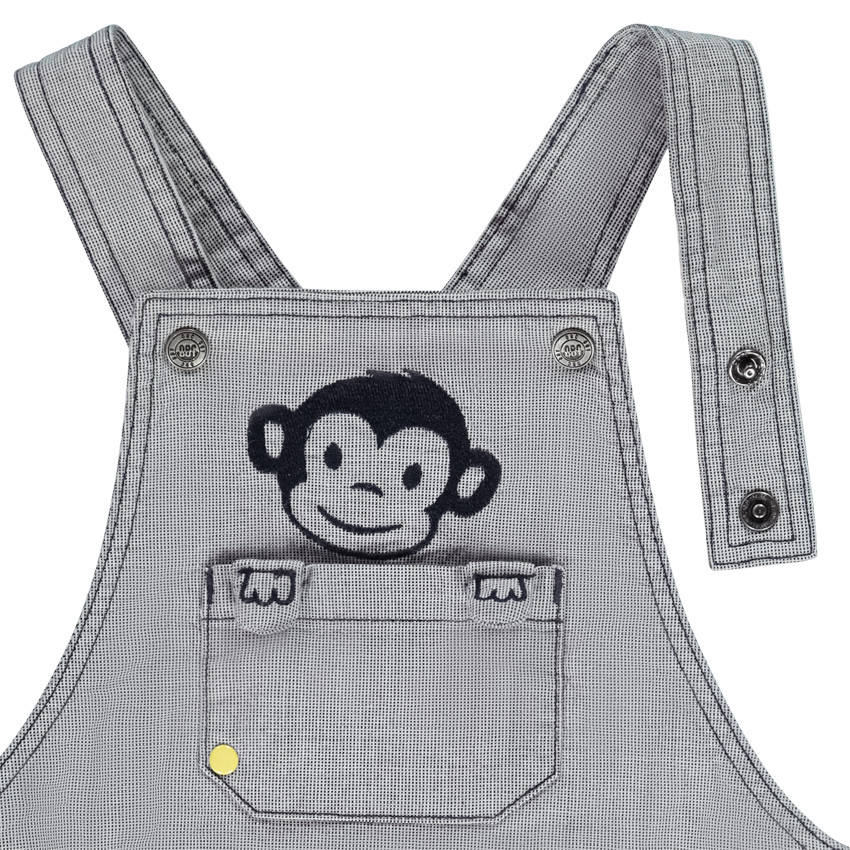 Σετ polo και σαλοπέτα με κεντημένο μαϊμού για bebe αγόρι  Additional Σετ polo και σαλοπέτα με κεντημένο μαϊμού για bebe αγόρι