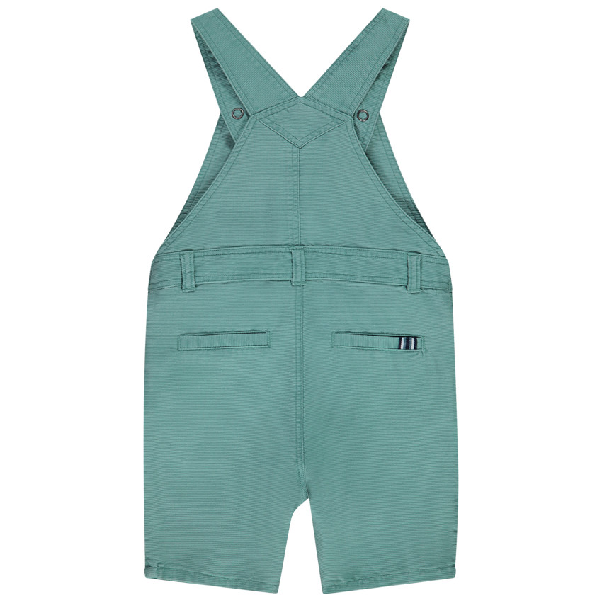 Σαλοπέτα κοντή βαμβακερή armuré με print φοίνικες για bebe αγόρι 