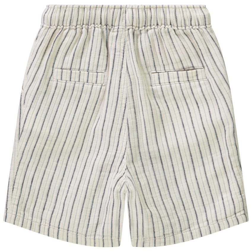 Βερμούδα από υφασμάτινο με ρίγες για μωρό αγόρι 