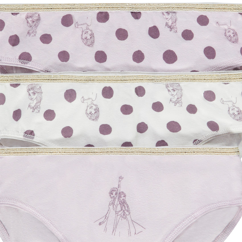 Σετ από 3 σλιπ La Reine des Neiges Disney για κορίτσι 