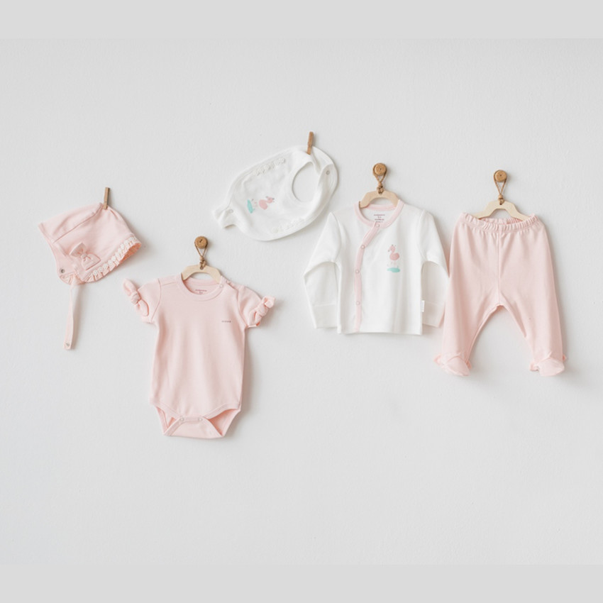 Σετ Δωρου 5Τεμ  Flamingo 0-3M 