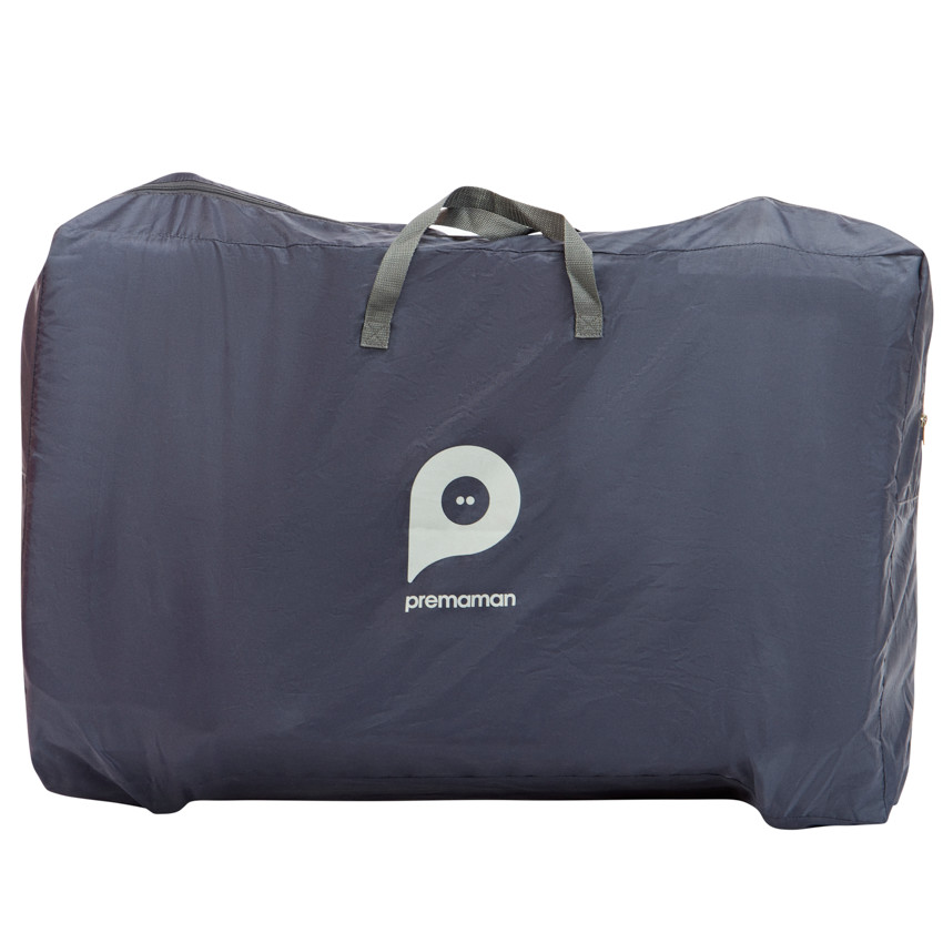 Κούνια cododo με ρόδες Bisoo γκρι 