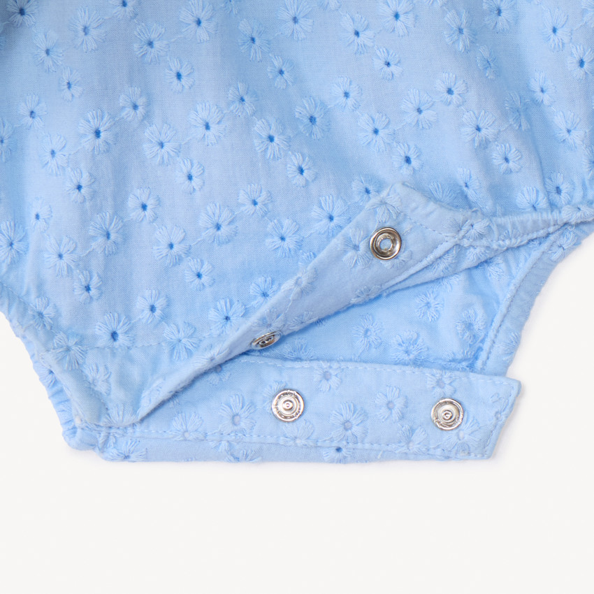 Φόρεμα με κοντό μανίκι 2-σε-1 με εκτύπωση μύρτιλων για κορίτσι μωρό 