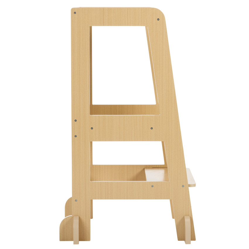 Πύργος εκμάθησης Premissori με μαυροπίνακα από ξύλο σε φυσικό χρώμα 