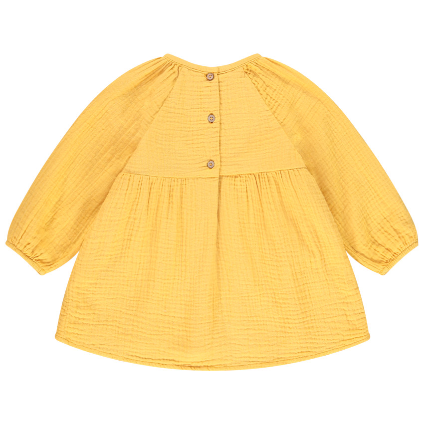 Τουνίκ κίτρινο γάζα βαμβακερό για bebe κορίτσι 