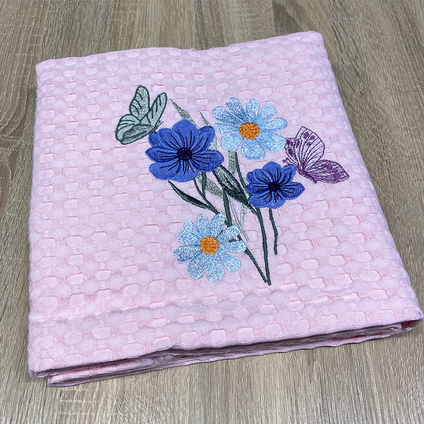 Πικέ Κουβέρτα Αγκαλιάς 75*75 Ροζ 