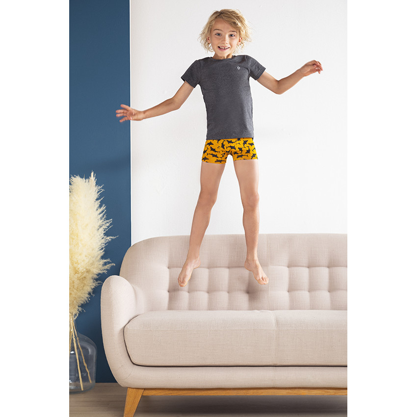 Σετ 4 μποξεράκια από βαμβάκι με φαντεζί σχέδια για αγόρι 