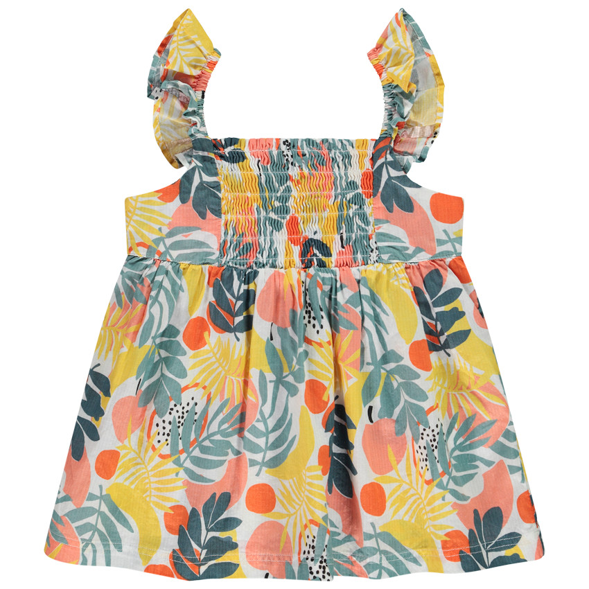 Τουνίκ χωρίς μανίκια με φαντεζί σχέδιο για κορίτσι 