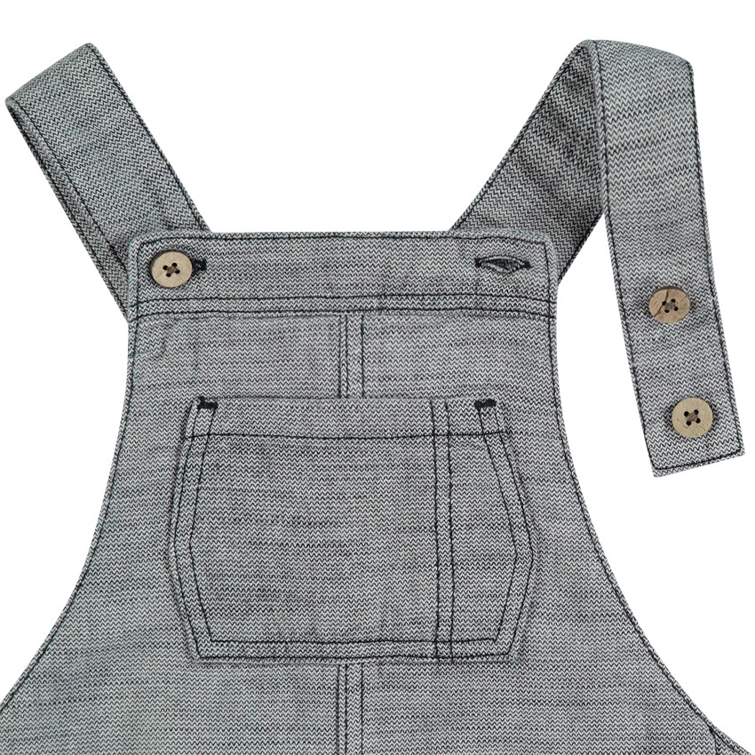 Σετ t-shirt μακρυμάνικο και  Σαλοπέτα γκρι για bebe αγόρι 