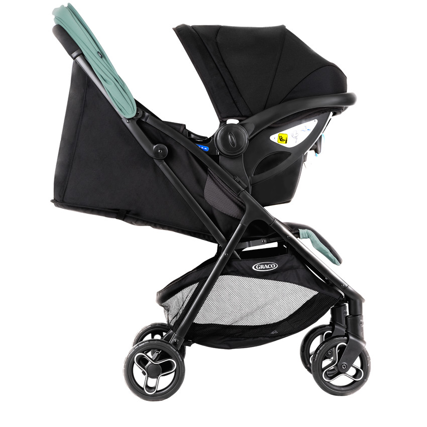 Myavo W/ Rc (Ελαφρυ - Αυτοματο Κλεισιμο- Φορητο)Χρωμα Mint Καροτσι GRACO 