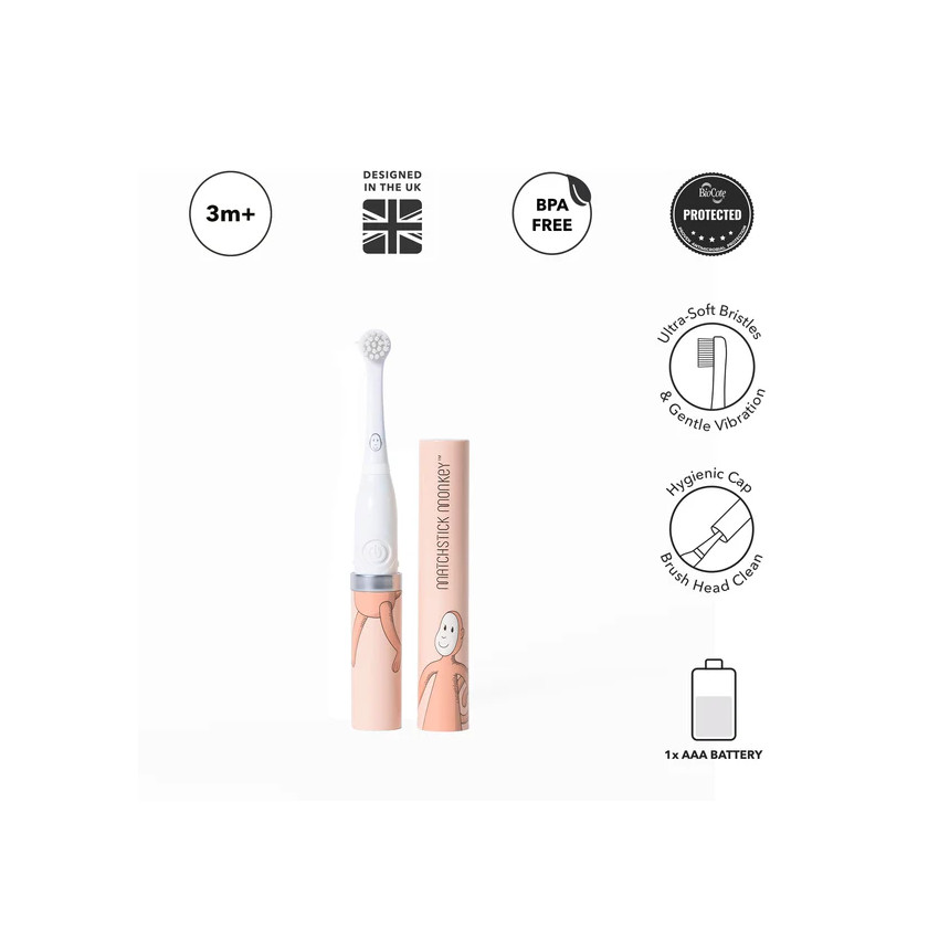 Βρεφική Ηλεκτρική Οδοντόβουρτσα - Ροζ 