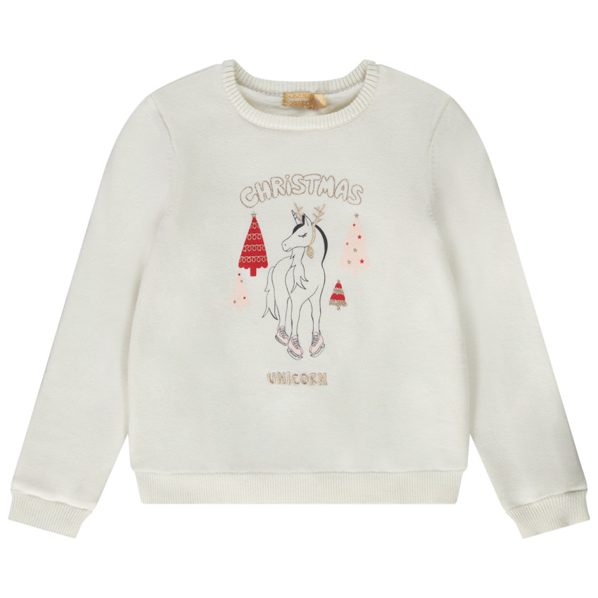 Πουλόβερ χριστουγεννιάτικο πλεκτό για κορίτσι 