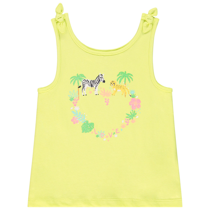 Αμάνικο μπλουζάκι σχέδιο για bebe κορίτσι 