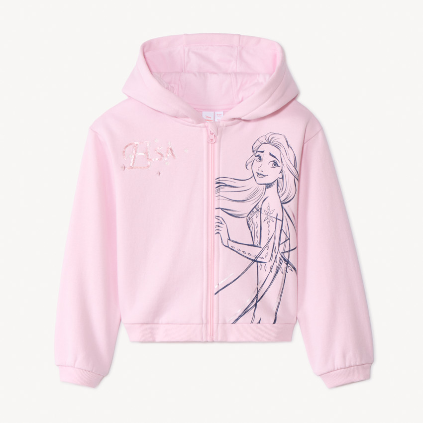 Ζακέτα molleton με παγιέτες Frozen Disney για κορίτσι 