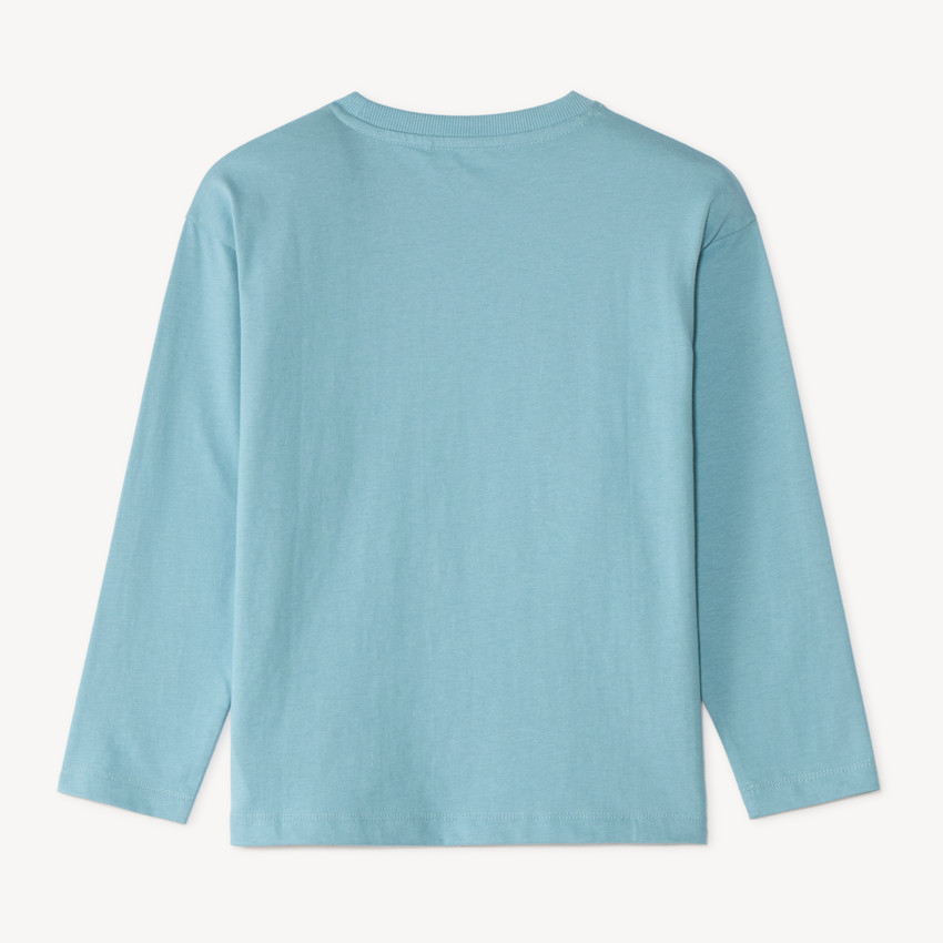 T-shirt à manches longues garçon imprimé léopard 