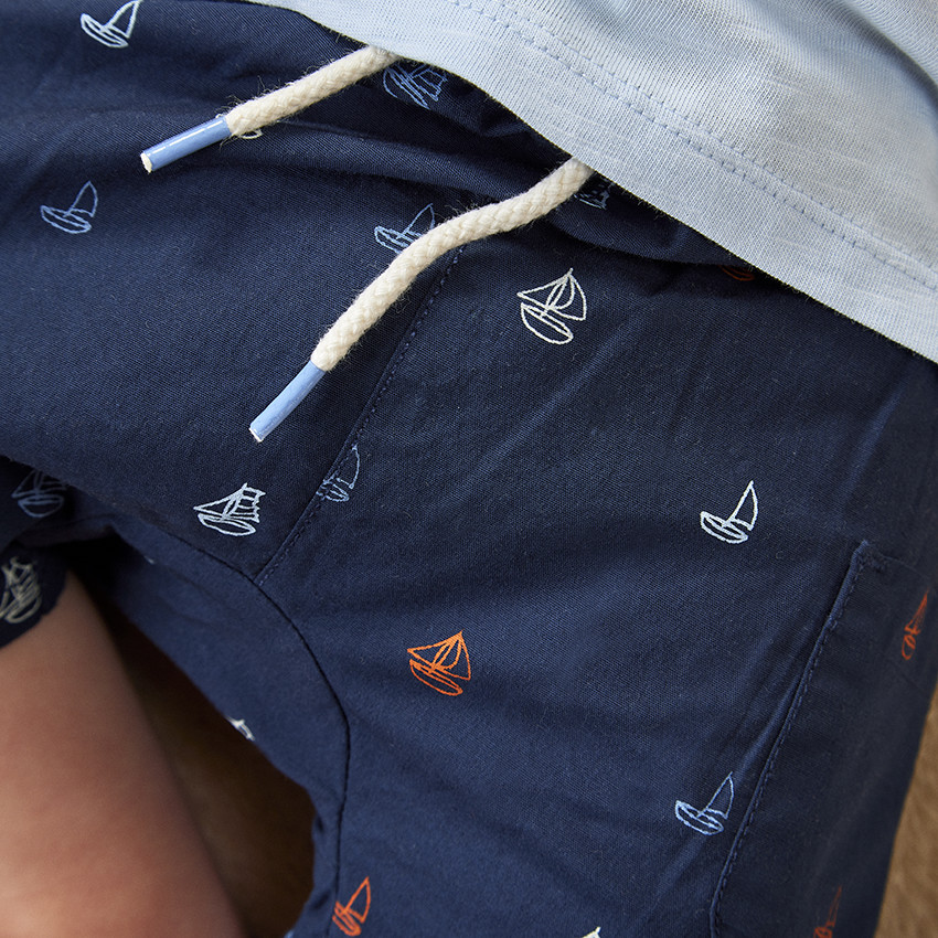 Σετ 2 τεμαχίων με σχέδιο ιστιοφόρο για bebe αγόρι 