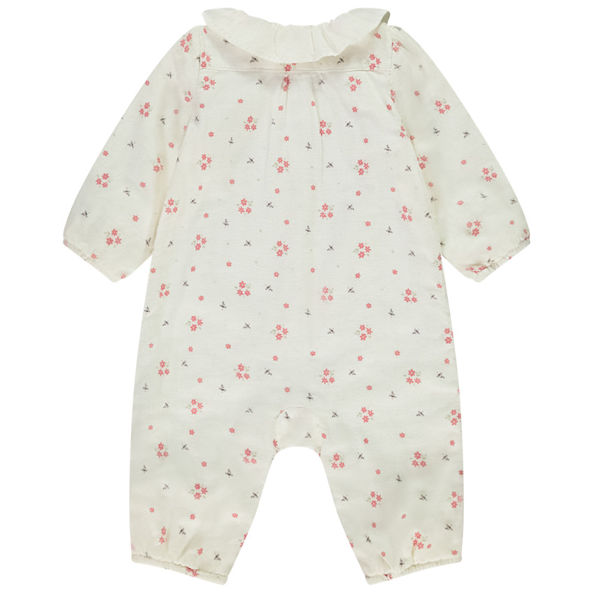 Ολόσωμη φόρμα με floral σχέδιο για bebe κορίτσι 