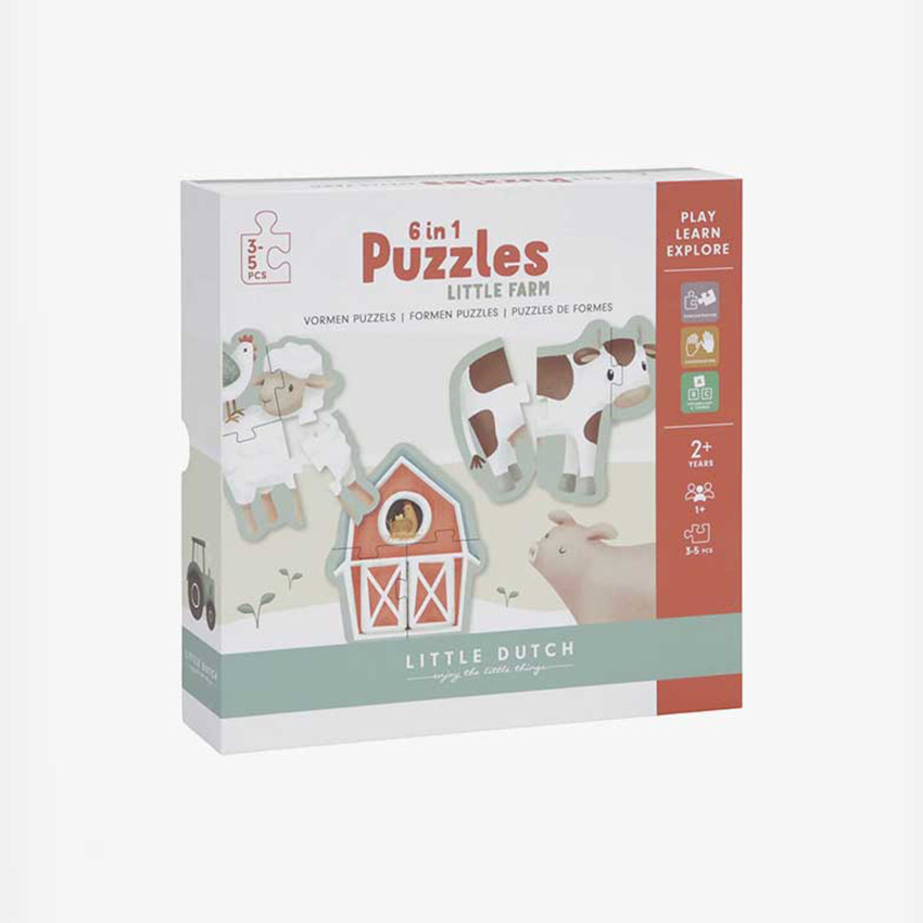 Παζλ 6 Σε 1 Little Farm Fsc 