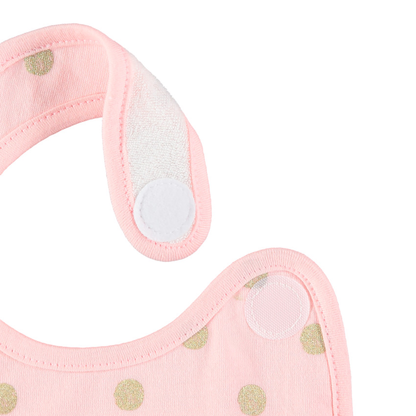 Σετ από 2 κοντές ποδιές με χρυσές πουά και εκτύπωση γάτας 