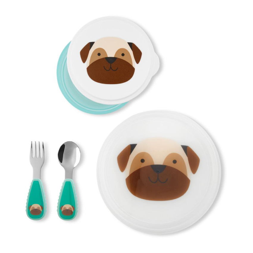 Σετ ΦαγητουZoo Table Ready Mealtime Set- Pug SKIPHOP 