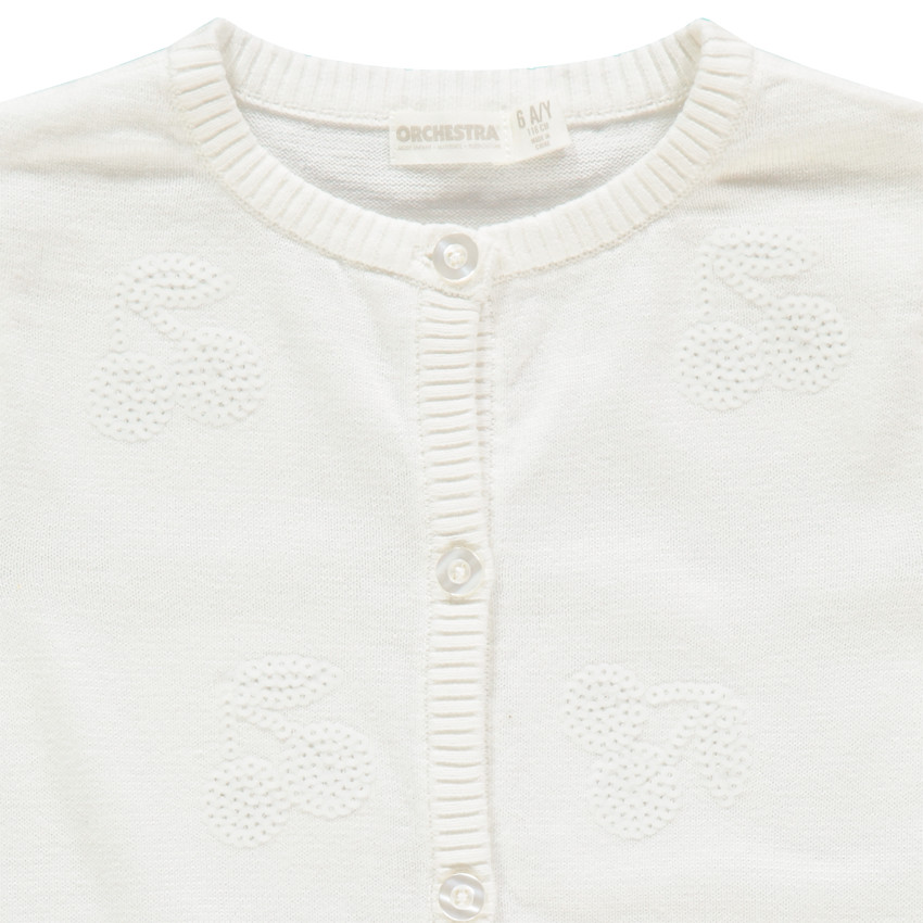 Gilet en tricot à cerises en sequins 