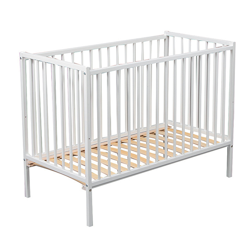 Κρεβάτι με κάγκελα Pocket 2.0 60 x 120 cm - Λευκό 