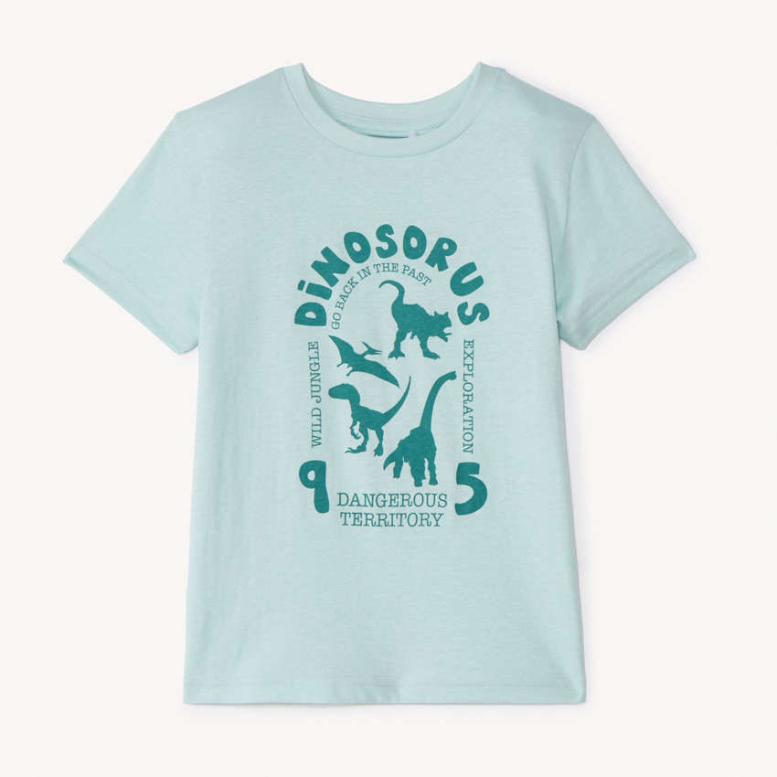 T-shirt με κοντό μανίκι με τύπωμα για αγόρι 