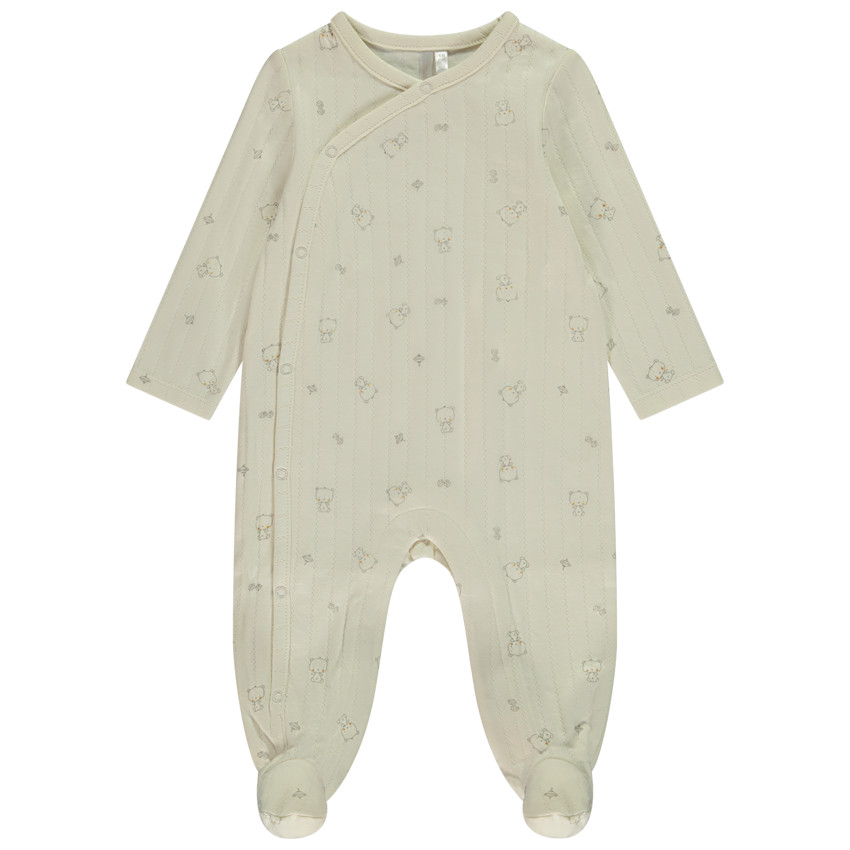 Κουβερτούλα από πλεκτό με σχέδιο αρκουδάκι για μωρό 