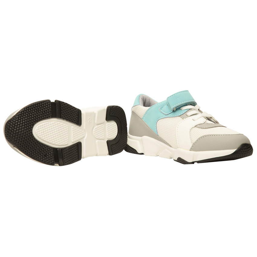 Αθλητικά παπούτσια χαμηλά με ενισχύσεις και mesh για αγόρι 