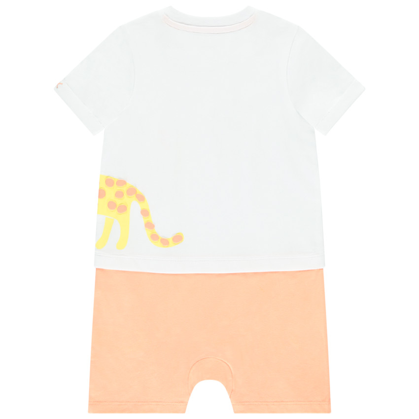 Σετ από 2 κοντές φόρμες με εφέ 2 σε 1 για μωρό αγόρι 