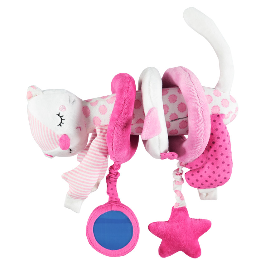 Jeu d'activités spirale en velours, sherpa et jersey  Additional Jeu d'activités spirale en velours, sherpa et jersey