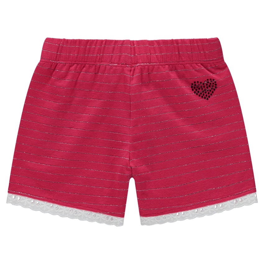 Πιτζάμα με στάμπα την Πεντάμορφη της ©Disney και σορτς με ασημί ρίγες 