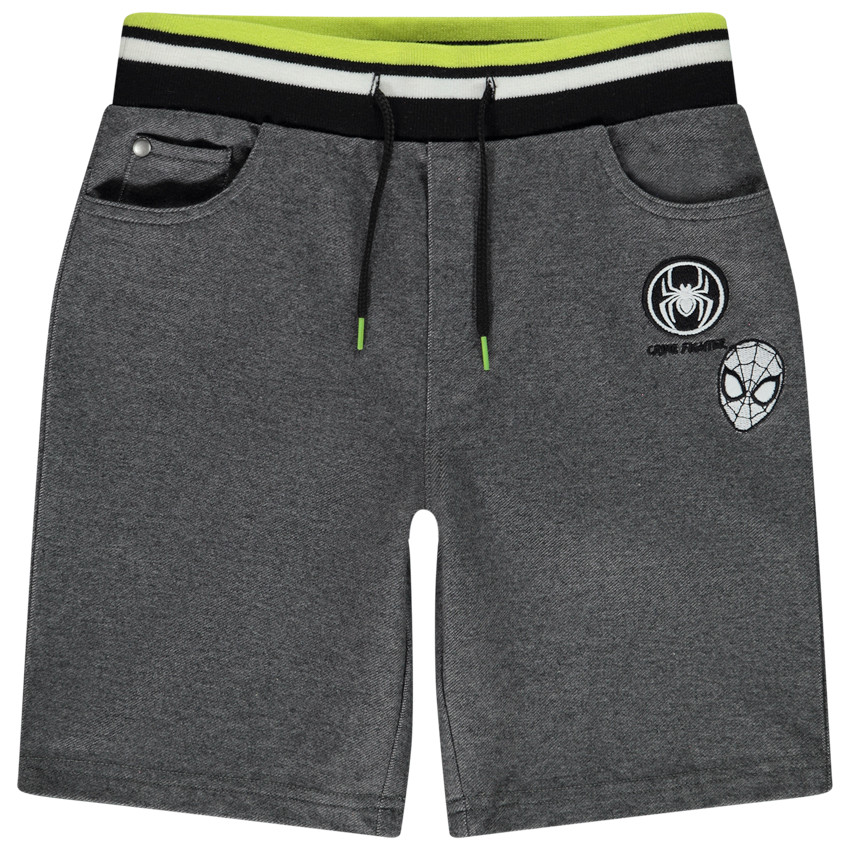 Βερμούδα effet jean με patches Spider-Man Marvel για αγόρι 