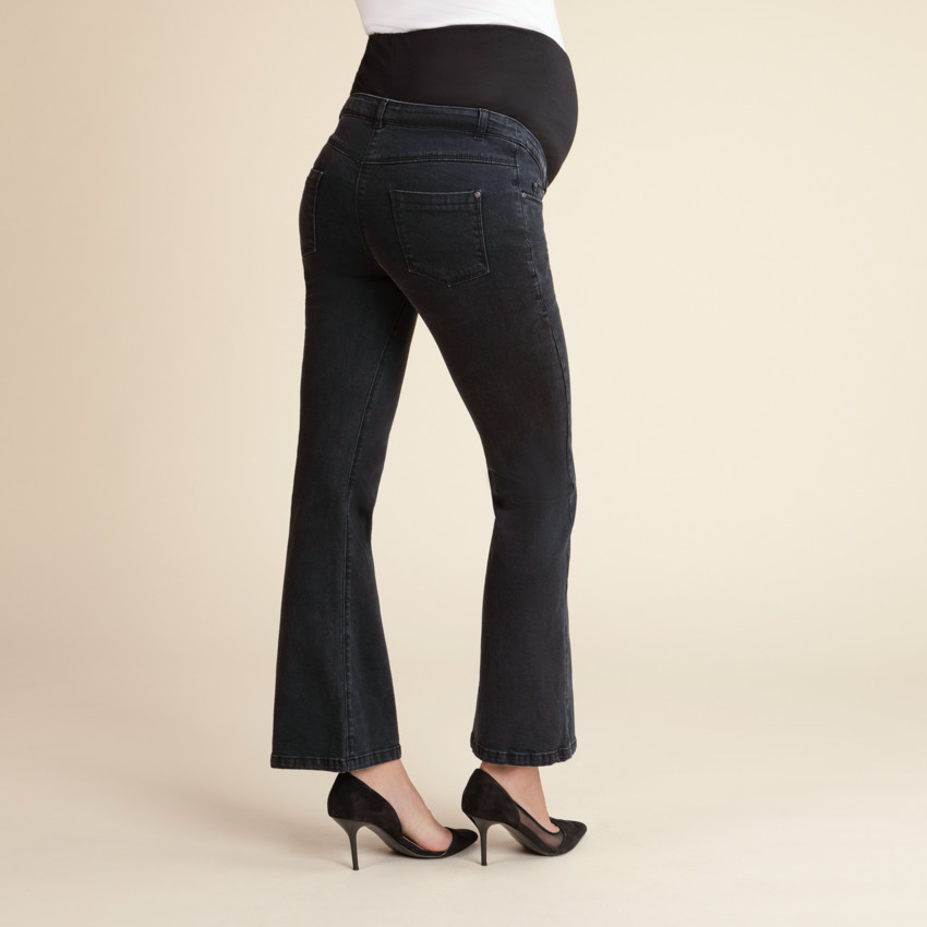 Τζιν flare εγκυμοσύνης με ζώνη ψηλής μέσης 