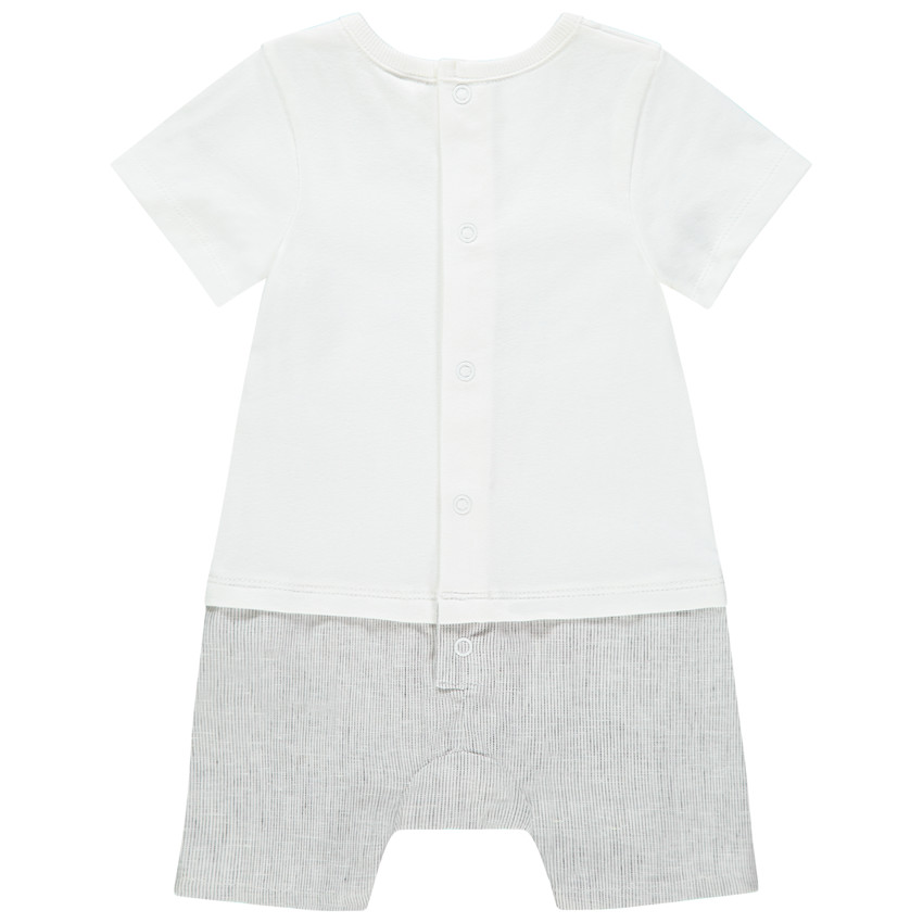 Combi κοντό effet 2 σε 1 σχέδιο φάλαινα 