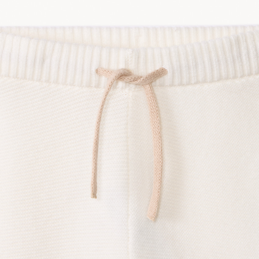 Σετ 2 τμχ. πλεκτό point mousse μονόχρωμο για μωρό 