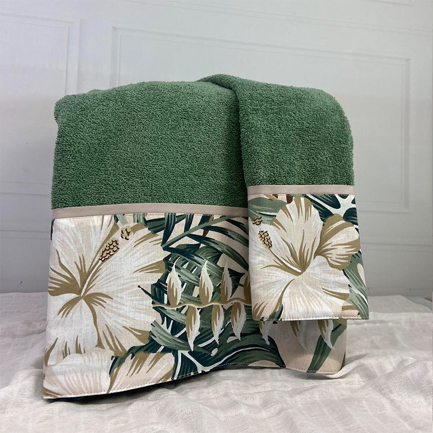 Σετ Πετσέτες 2τμχ Tropical Leaves 