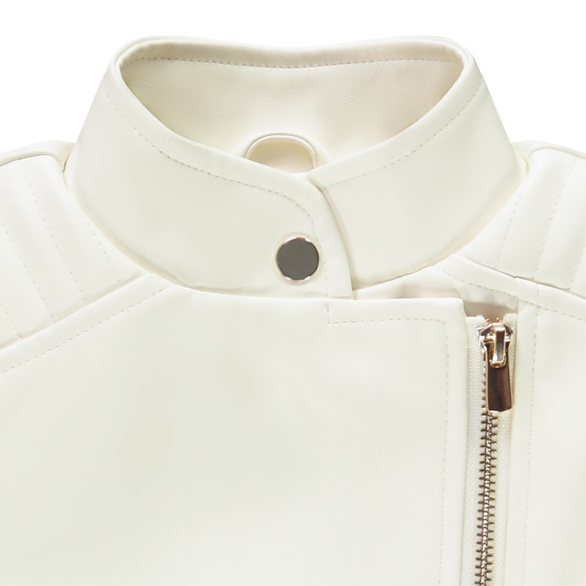 Περφέκτο esprit biker από συνθετικό δέρμα με επένδυση για κορίτσι 