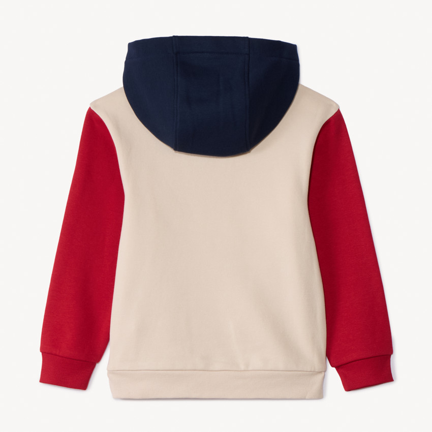 Sweat molleton à capuche effet colorblock pour garçon  