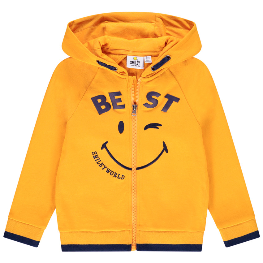 Ζακέτα molleton με κουκούλα SmileyWorld για αγόρι  Additional Ζακέτα molleton με κουκούλα SmileyWorld για αγόρι