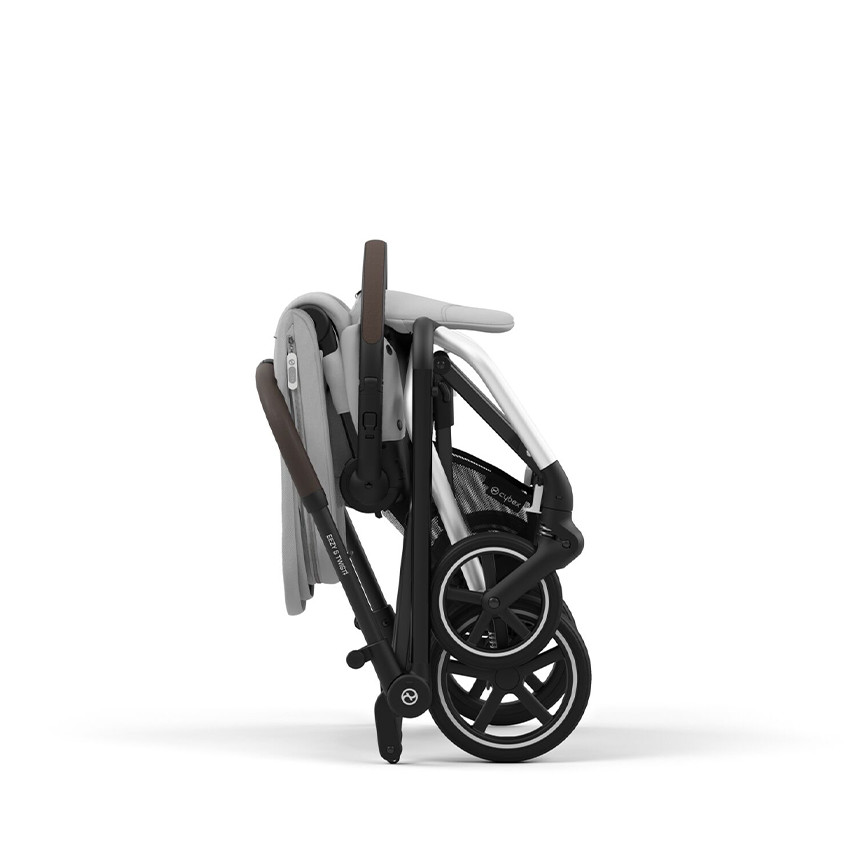 Καρότσι με περιστρεφόμενο κάθισμα Eezy S Twist+ 2 ασημί/γκρι ομίχλη 