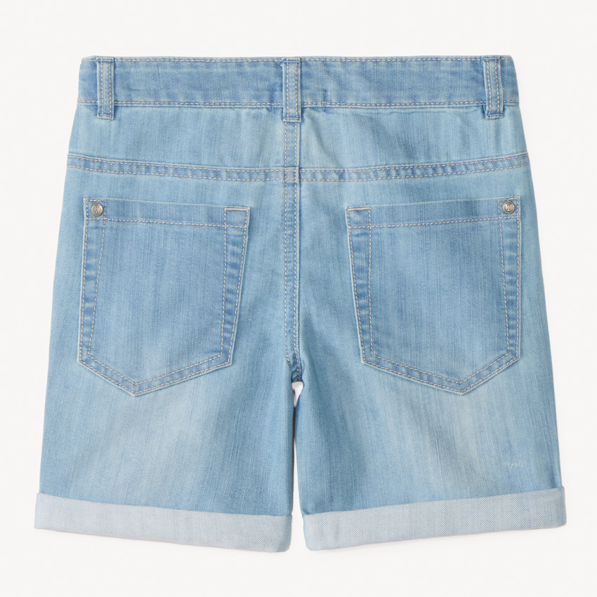 Βερμούδα από μονόχρωμο denim για αγόρι 