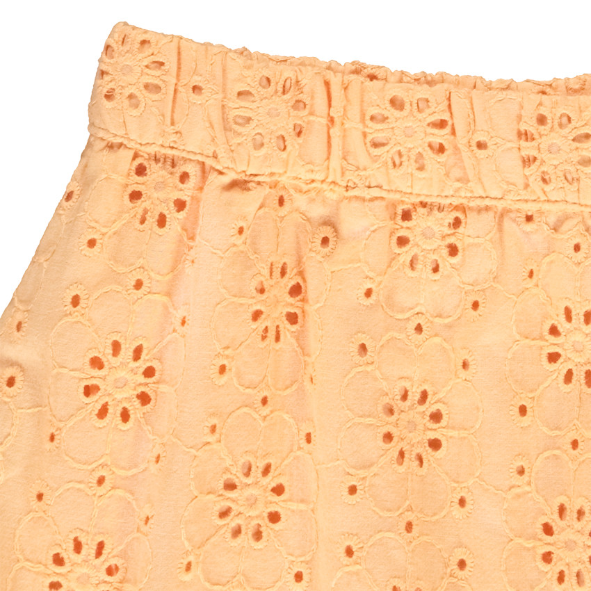 Φούστα με βολάν από δαντέλα broderie anglaise για κορίτσι 